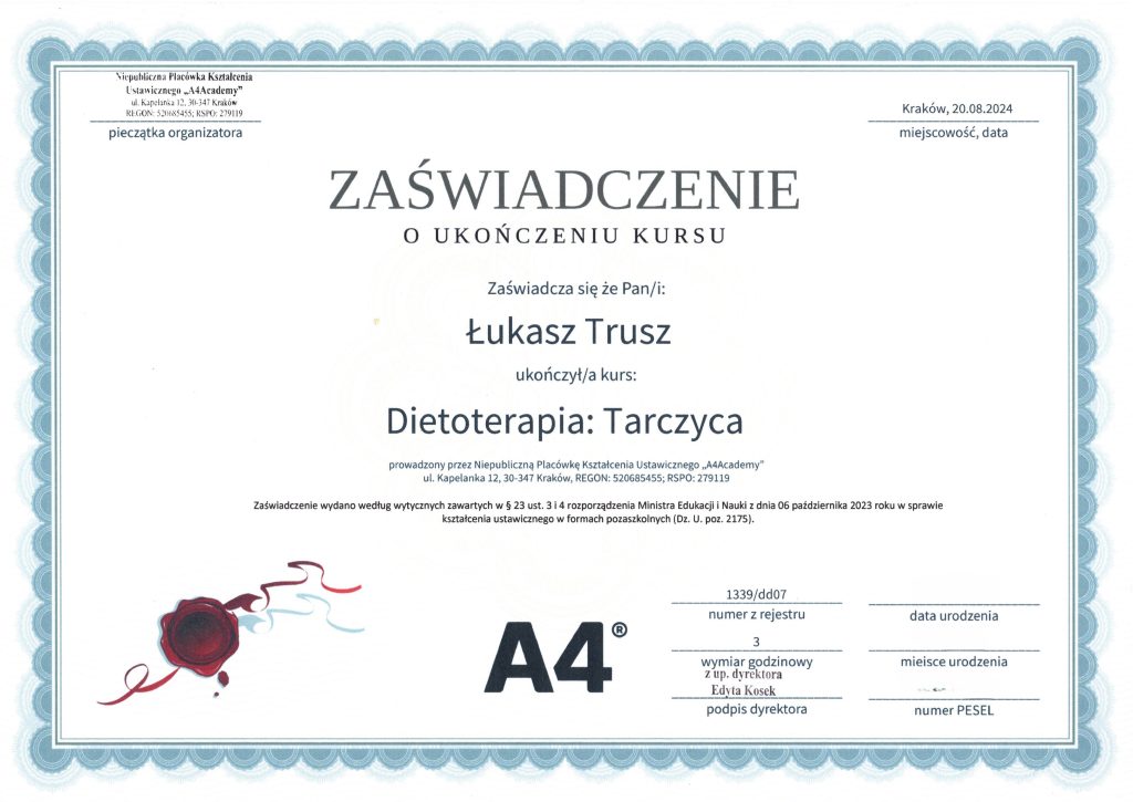 A4 - tarczyca