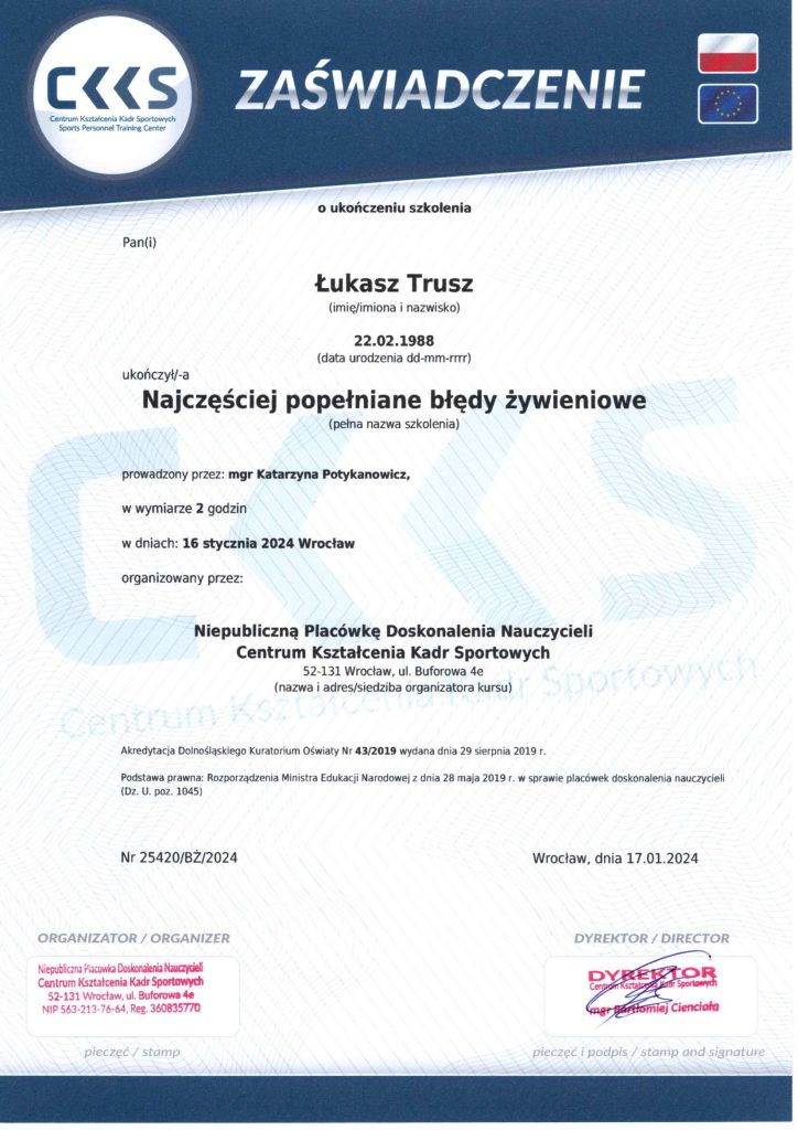 CKKS - Błędy żywieniowe