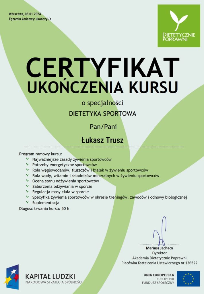 Dietetyka sportowa